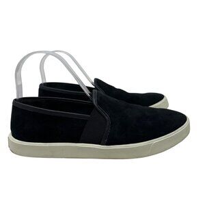 Vince Black Suede Slip-On Casual Shoes Women's Size 8